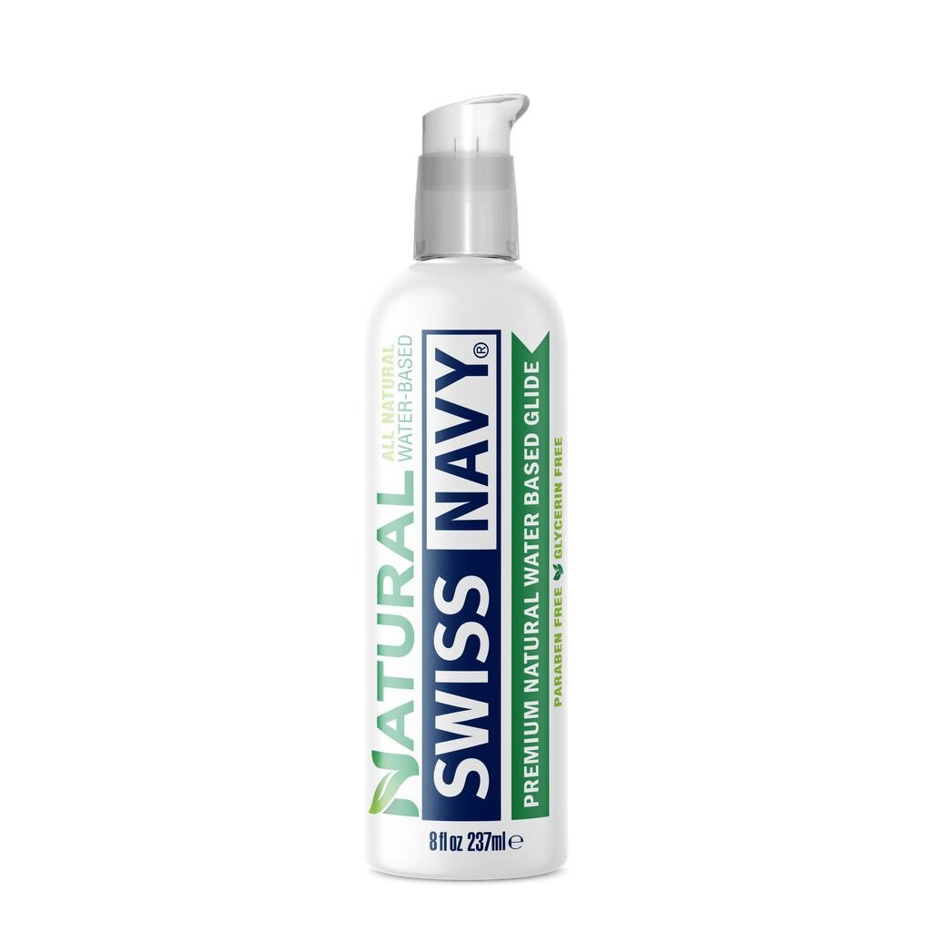 Лубрикант на водній основі Swiss Navy NATURAL All Natural, 237 мл, для чутливої шкіри Лубрикант на водній основі Swiss Navy NATURAL All Natural, 237 мл, для чутливої шкіри
