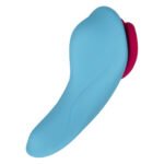 Вібратор у трусики FairyGasm HeartGem blue, на магніті, пульт ДК