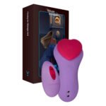 Вібратор у трусики FairyGasm HeartGem violet, на магніті, пульт ДК
