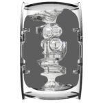 Двосторонній мастурбатор Fleshlight Quickshot Autumn Falls, компактний, зі зліпка вульви та ануса