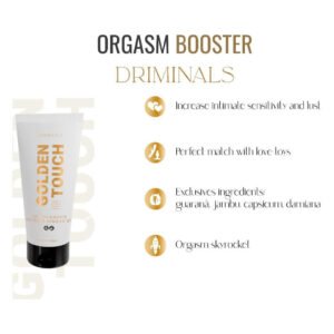 Збуджувальний гель для клітора Driminals Golden Touch Orgasm Booster, 30 мл, розігрів та поколювання