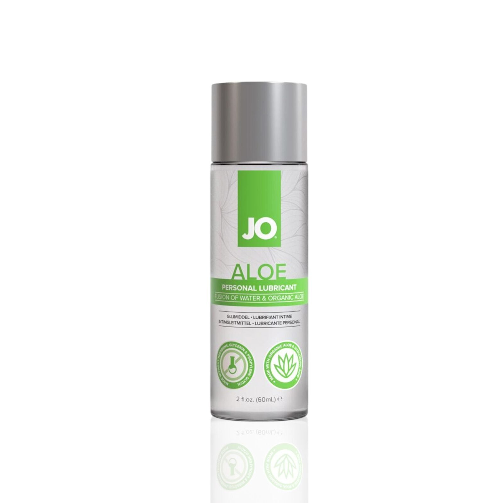 Змазка на водній основі JO H2O Organic Aloe (60 мл), зволожувальний та заспокійливий ефект Змазка на водній основі JO H2O Organic Aloe (60 мл), зволожувальний та заспокійливий ефект