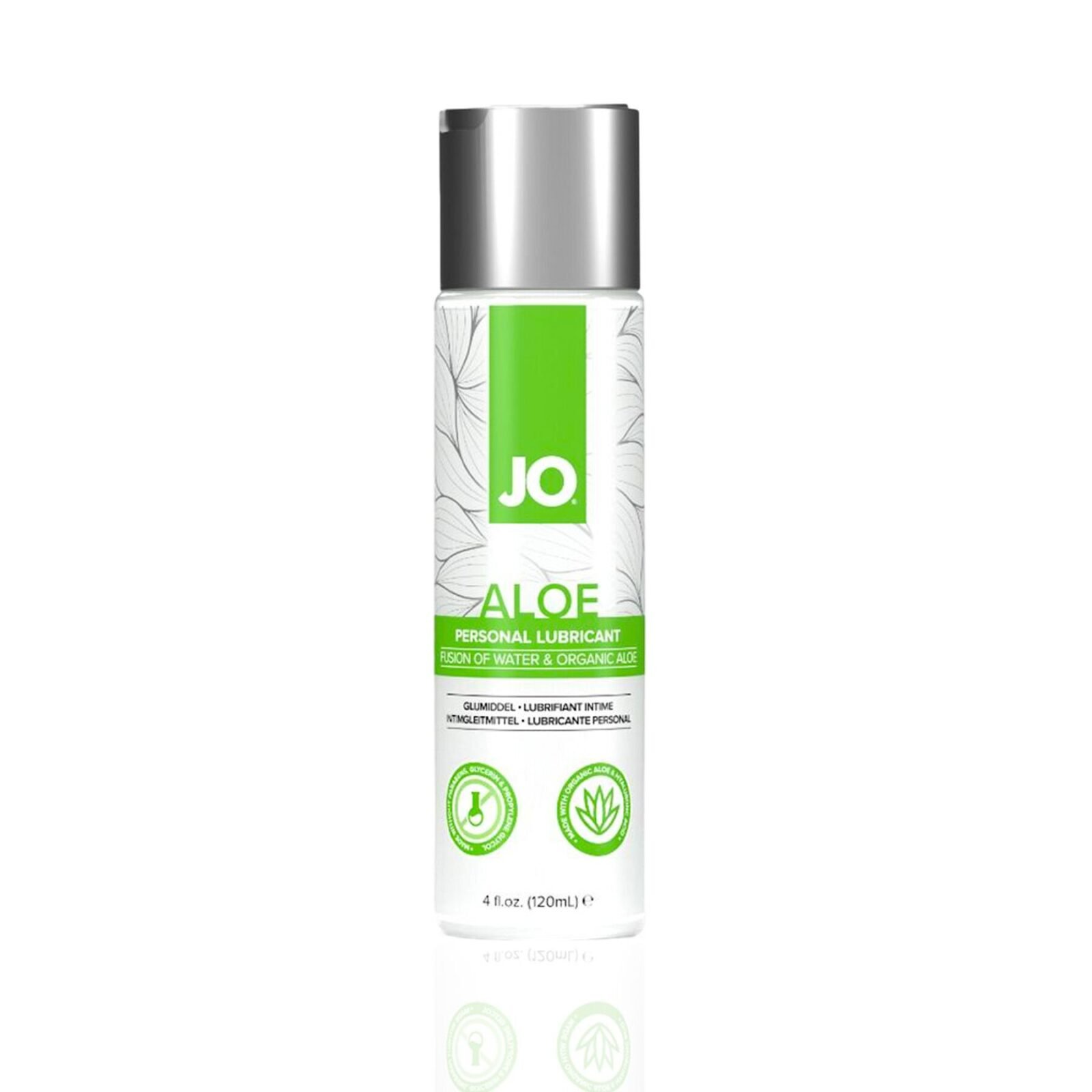 Змазка на водній основі JO H2O Organic Aloe (120 мл), зволожувальний та заспокійливий ефект Змазка на водній основі JO H2O Organic Aloe (120 мл), зволожувальний та заспокійливий ефект