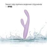 Тонкий кролик-вібратор Svakom Cici+ 2 Lilac, керування зі смартфона, підігрів до 38 °C