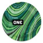 Презерватив ONE Glowing Pleasures, 1 шт, світиться в темряві, зі змазкою