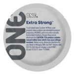 Презерватив ONE Extra Strong, 1 шт, розширена форма, зі змазкою, підходить для анального сексу