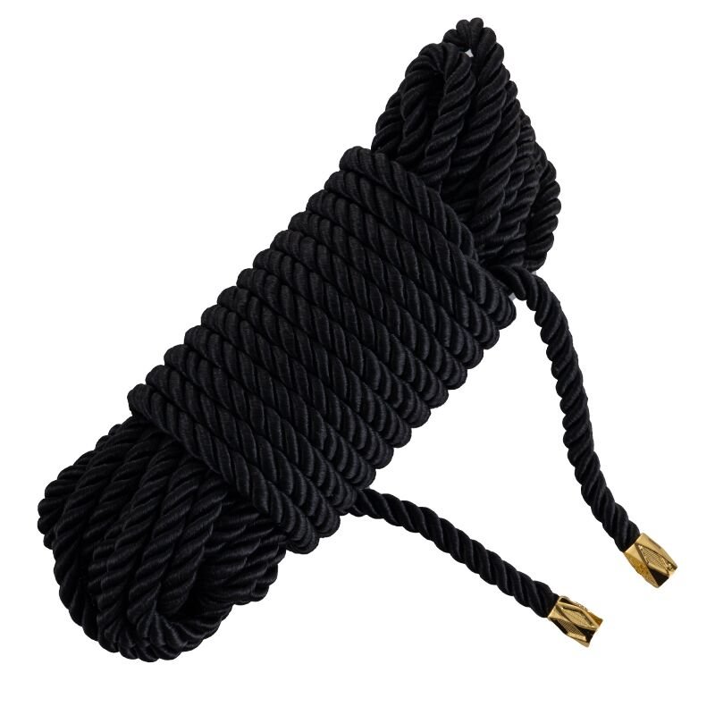 Мотузка для шибарі LOCKINK SEVANDA Shibari Pratice Rope, чорна, 8 м, нейлон+бавовна Мотузка для шибарі LOCKINK SEVANDA Shibari Pratice Rope, чорна, 8 м, нейлон+бавовна