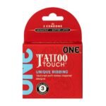 Набір презервативів з рельєфом у вигляді татуювання ONE Tattoo Touch (ціна за упаковку, 3 шт)