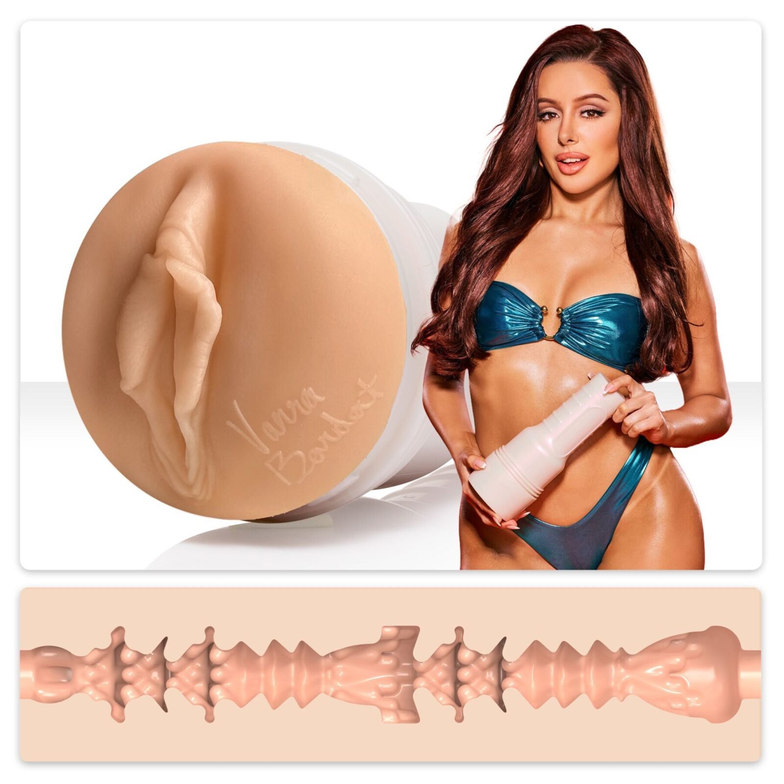 Мастурбатор Fleshlight Girls: Vanna Bardot – Dopamine, зі зліпка вагіни, дуже ніжний Мастурбатор Fleshlight Girls: Vanna Bardot – Dopamine, зі зліпка вагіни, дуже ніжний