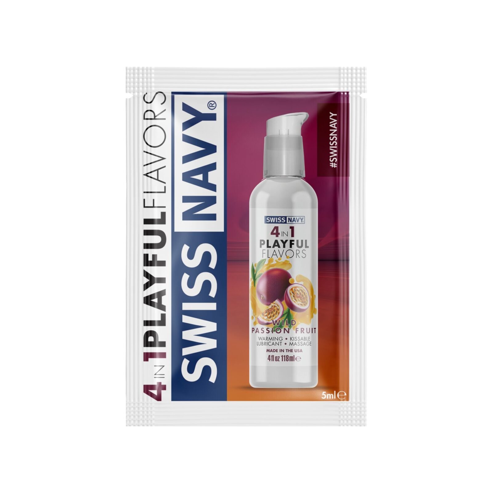 Пробник Swiss Navy 4 in 1 Wild Passion Fruit 5 мл Пробник Swiss Navy 4 in 1 Wild Passion Fruit 5 мл