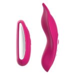 Вібратор у трусики Liebe Panty Vibe Recargable Cerise, нагрів до 39 °C, пульт, трусики S-M в комплекті