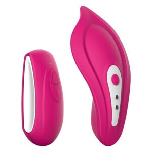 Вібратор у трусики Liebe Panty Vibe Recargable Cerise, нагрів до 39 °C, пульт, трусики S-M в комплекті