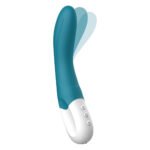 Вібратор точки G Liebe Bend It Rechargeable Ocean Blue, 10 режимів, дуже потужний, гнучкий стовбур