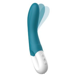 Вібратор точки G Liebe Bend It Rechargeable Ocean Blue, 10 режимів, дуже потужний, гнучкий стовбур