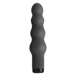 Вібратор S Pleasures Bullets Obsidian, чорний, у вигляді ряду кульок, 10 режимів, діаметр 4 см