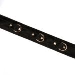 Нашийник з повідцем Liebe Seele Boudoir Amor Collar with Leash Black, три кільця