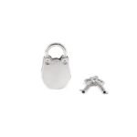 Замочок Liebe Seele Frog Shape Padlock Silver (2 шт)