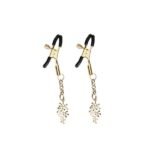 Затискачі для сосків з підвіскою Liebe Seele Rose Tree Nipple Clamps Gold
