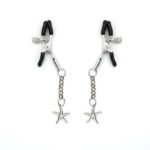 Затискачі для сосків Liebe Seele Starfish Nipple Clamps Silver, підвіска морська зірка