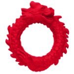 Ерекційне кільце – дракон Creature Cocks Rise of the Dragon Silicone Penis Ring – Red, діаметр 4 см