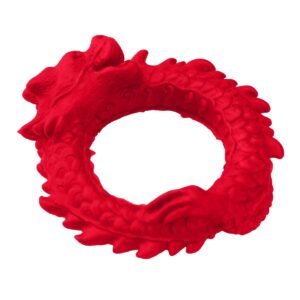 Ерекційне кільце – дракон Creature Cocks Rise of the Dragon Silicone Penis Ring – Red, діаметр 4 см