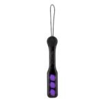 Паддл Punishment – Purple Lips Paddle – Black, залишає слід у вигляді поцілунку