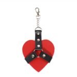 Брелок на карабіні для ключів Art of Sex Chained Heart, Червоний