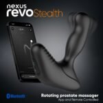 Смарт-масажер простати Nexus Revo Stealth with APP, вібрація+ротація, пульт ДУ, до 10 годин роботи