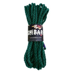 Джутова мотузка для шибарі Feral Feelings Shibari Rope, 8 м зелена