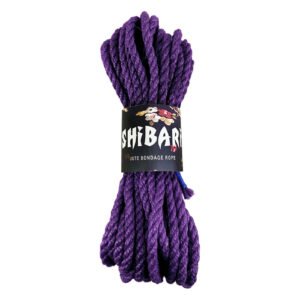 Джутова мотузка для шибарі Feral Feelings Shibari Rope, 8 м бузкова