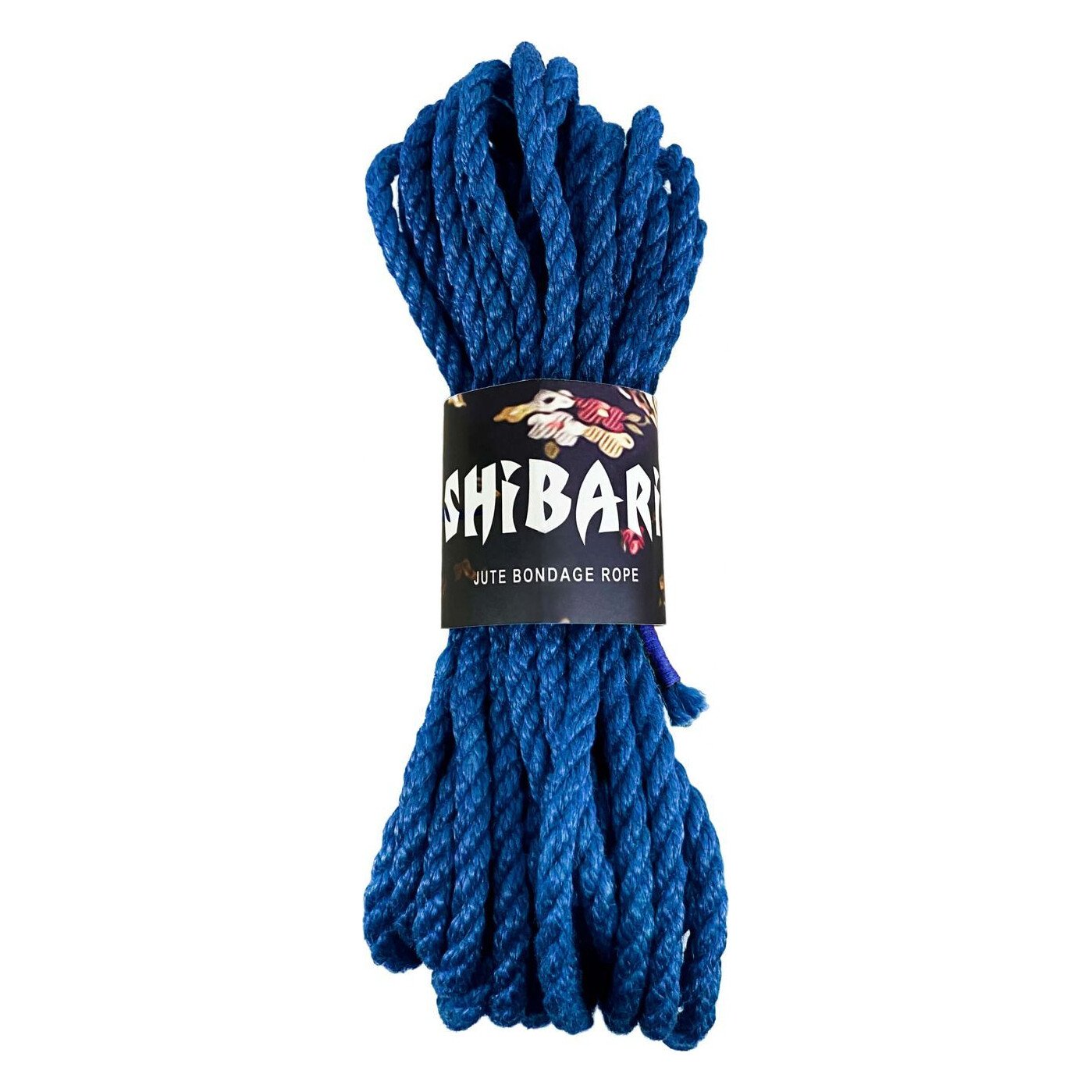 Джутова мотузка для шибарі Feral Feelings Shibari Rope, 8 м синя Джутова мотузка для шибарі Feral Feelings Shibari Rope, 8 м синя