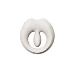 Ерекційне смарт-віброкільце Zalo Apis Ivory White, до 4 годин роботи, зарядний кейс