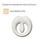 Ерекційне смарт-віброкільце Zalo Apis Ivory White, до 4 годин роботи, зарядний кейс