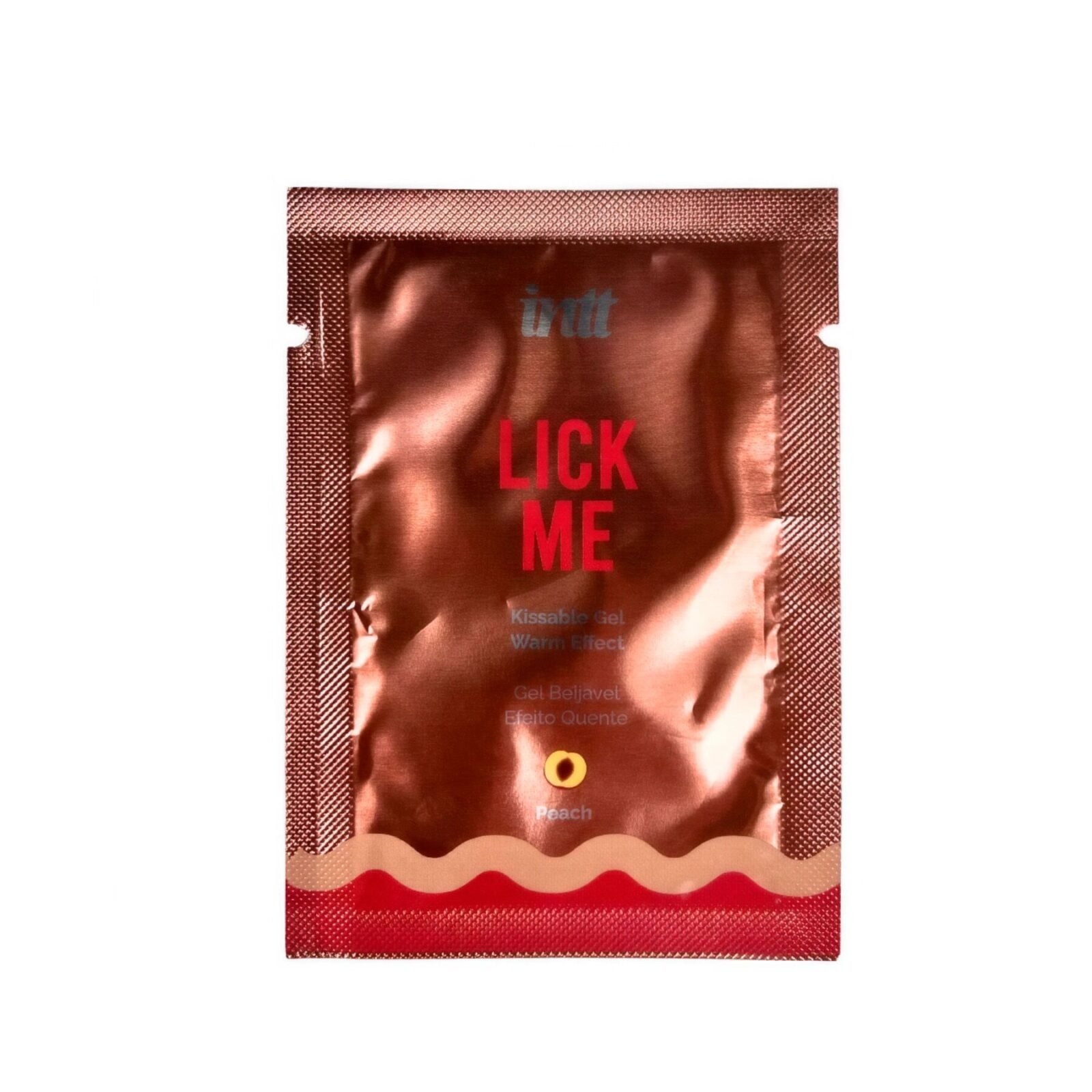 Пробник гелю для оральних пестощів з зігрівальним ефектом INTT Lick Me Kissable Gel Peach 2 мл Пробник гелю для оральних пестощів з зігрівальним ефектом INTT Lick Me Kissable Gel Peach 2 мл