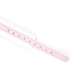 Нашийник з повідцем Liebe Seele White & Pink Fairy Goat Leather Collar