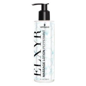 Лосьйон для масажу ніг та ступень Sensuva ELXYR Massage Lotion Peppermint (236 мл)