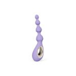 Анальне намисто з вібрацією LELO Soraya Beads Violet Dusk, різний діаметр намистин, 8 режимів