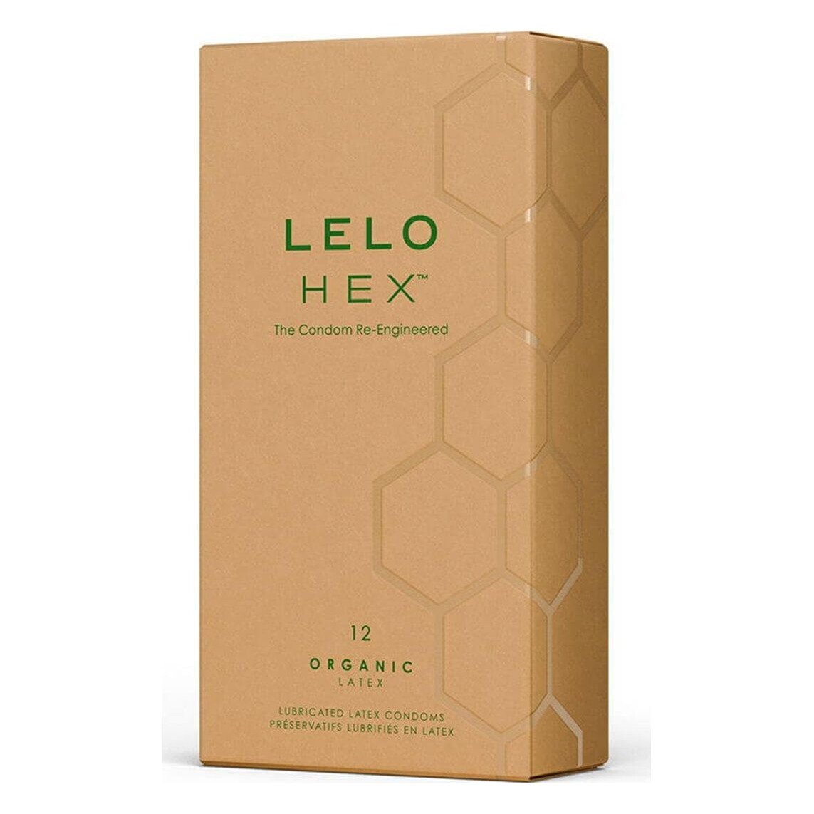 Презервативи LELO HEX Condoms Organic 12 Pack, тонкі та суперміцні Презервативи LELO HEX Condoms Organic 12 Pack, тонкі та суперміцні