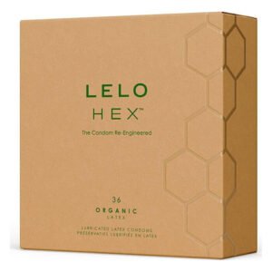 Презервативи LELO HEX Condoms Organic 36 Pack, тонкі та суперміцні