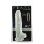 Фалоімітатор ADDICTION Pearl 8.5" Dildo with Balls, віброкуля в подарунок