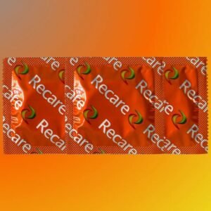 Презервативи Recare Color Fruit Flavour Condoms 3 шт, аромати: м'ята, банан, полуниця