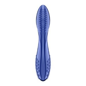 Двосторонній скляний дилдо Satisfyer Dazzling Crystal 2 Blue