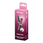 Вакуумний стимулятор Satisfyer Deep Kiss, магнітна технологія 3D Air Pulse, 30 режимів, кришечка