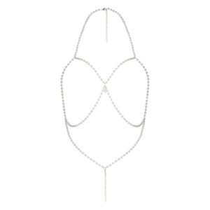 Прикраса на груди Obsessive Lyxa jewelry cupless bra