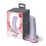 Фалоімітатор Fun Factory AMOR Purple, довжина 14,6 см, діаметр 3,7 см, вигнутий