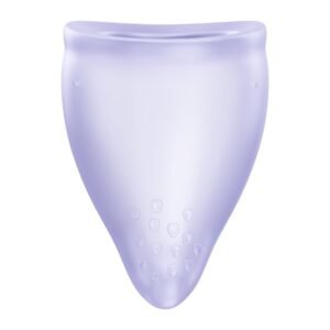 Менструальна чаша Fun Factory FUN CUP SIZE B Purple, багаторазова, діаметр 4,3 см, об’єм 30 мл