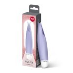 Вібратор з пелюстками Fun Factory VOLITA purple, компактний, дуже тихий, на батарейках