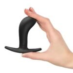 Анальна пробка Fun Factory BOOTIE M Black, діаметр 3,3 см, тонкий обмежувач