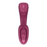 Вагінально-кліторальний вібратор Satisfyer G for Goddess 3 Wine Red, 2 мотори