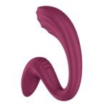 Вагінально-кліторальний вібратор Satisfyer G for Goddess 3 Wine Red, 2 мотори